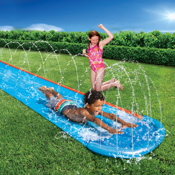 Banzai 28' x '156 Inflatable Water Slide Wayfair
